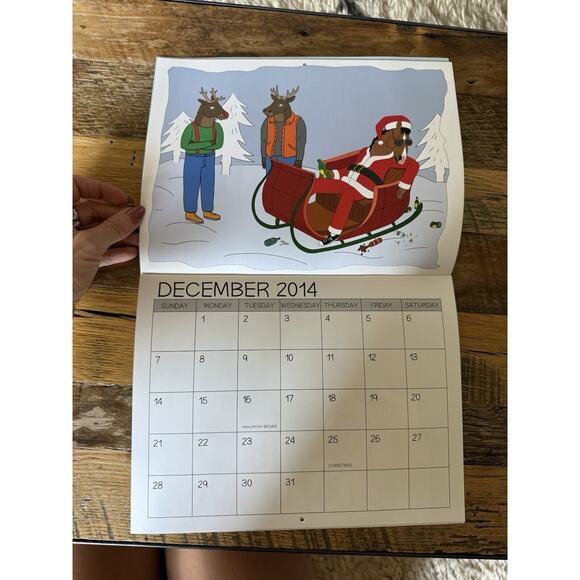 🐴 BoJack Horseman 2014 Promotional Calendar - Mint Condition - Picture 2 of 6